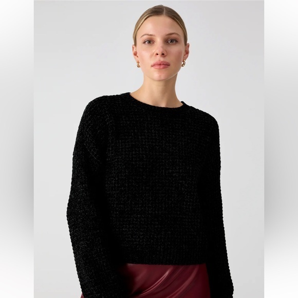 Sanctuary black comfy sweater 1X NEW -AAA